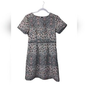 H&M LADIES SHORT SLEEVE EMBROIDERED MIDI DRESS- 8